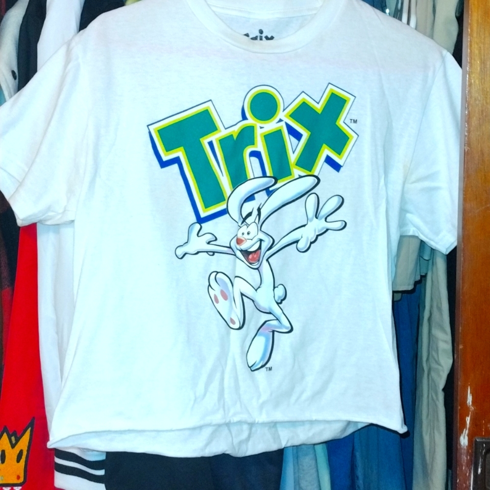 Small White Trix Graphic Tee